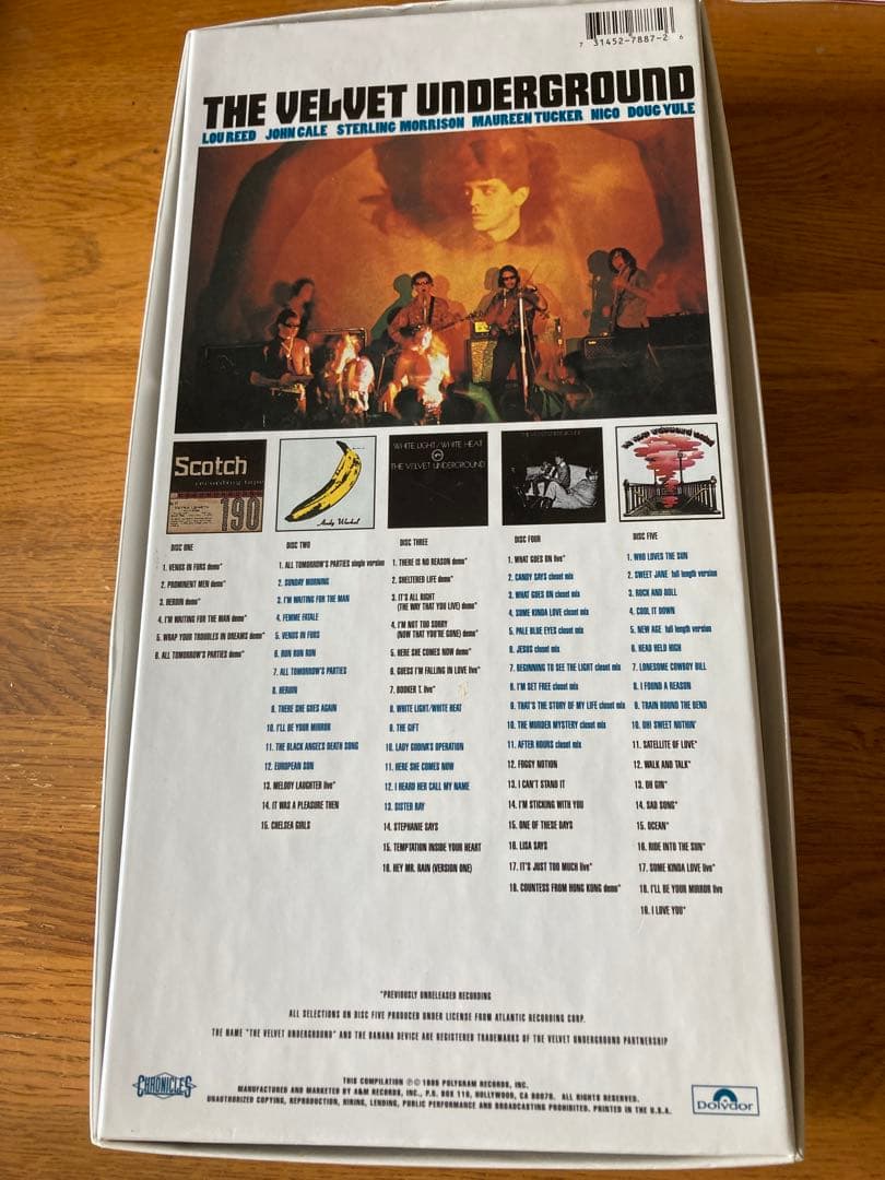The Velvet Underground CD 5枚組BOXセット　国内盤