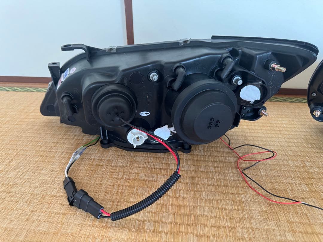 アルテッツァ イカリング ヘッドライト HID 左右 セット