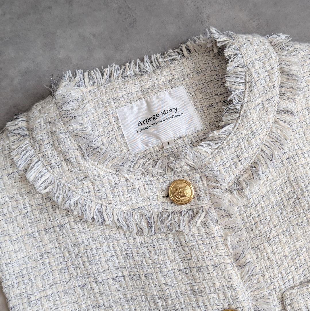 Arpege story ツイードジレ アルページュストーリー ベスト