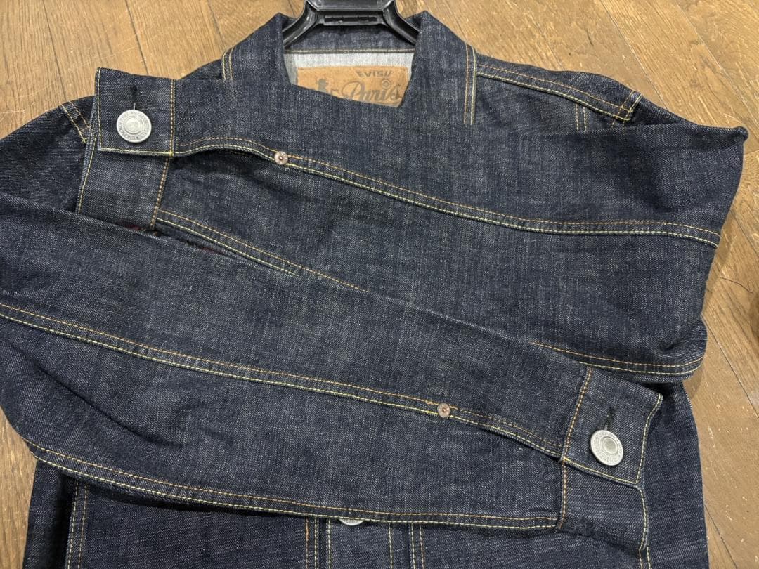 ＊EVISU No.1752 濃紺 カモメ切替 デニムジャケット 40