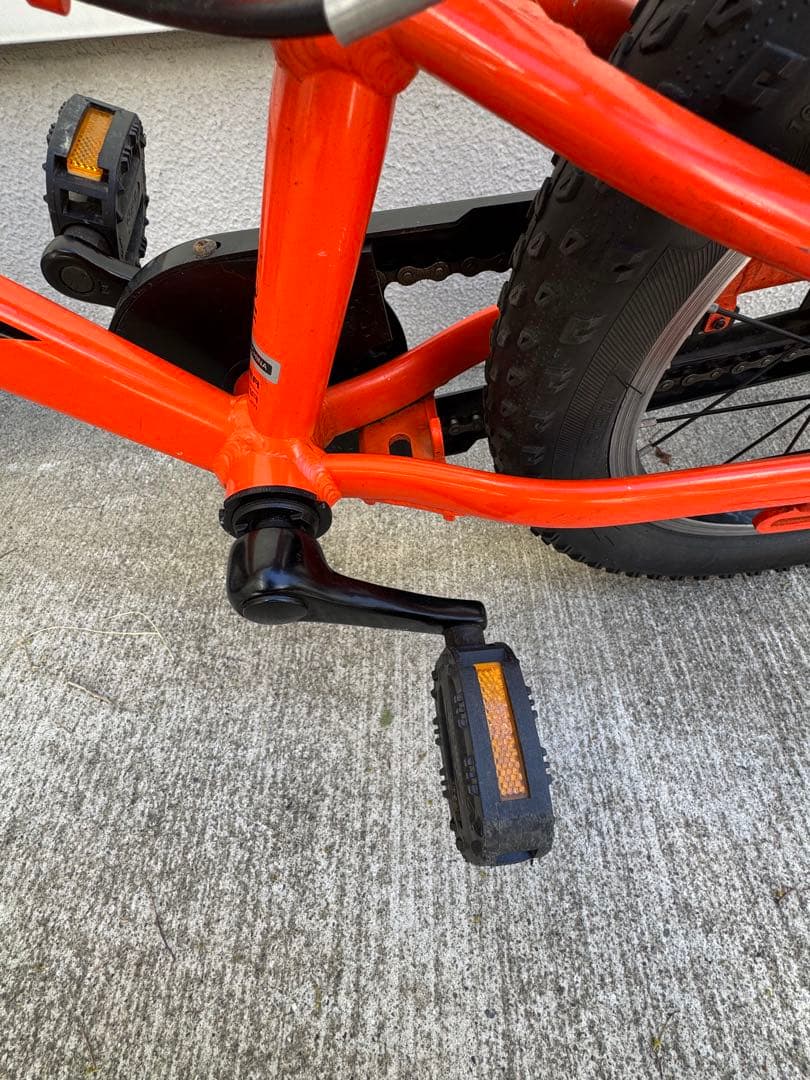 Trek 16インチ キッズバイク オレンジ 補助輪付き