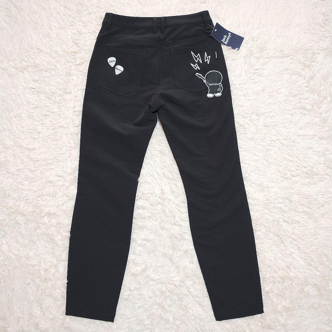 新品　Jack Bunny　ジャックバニー　ドラえもん　ゴルフパンツ　コラボ　黒