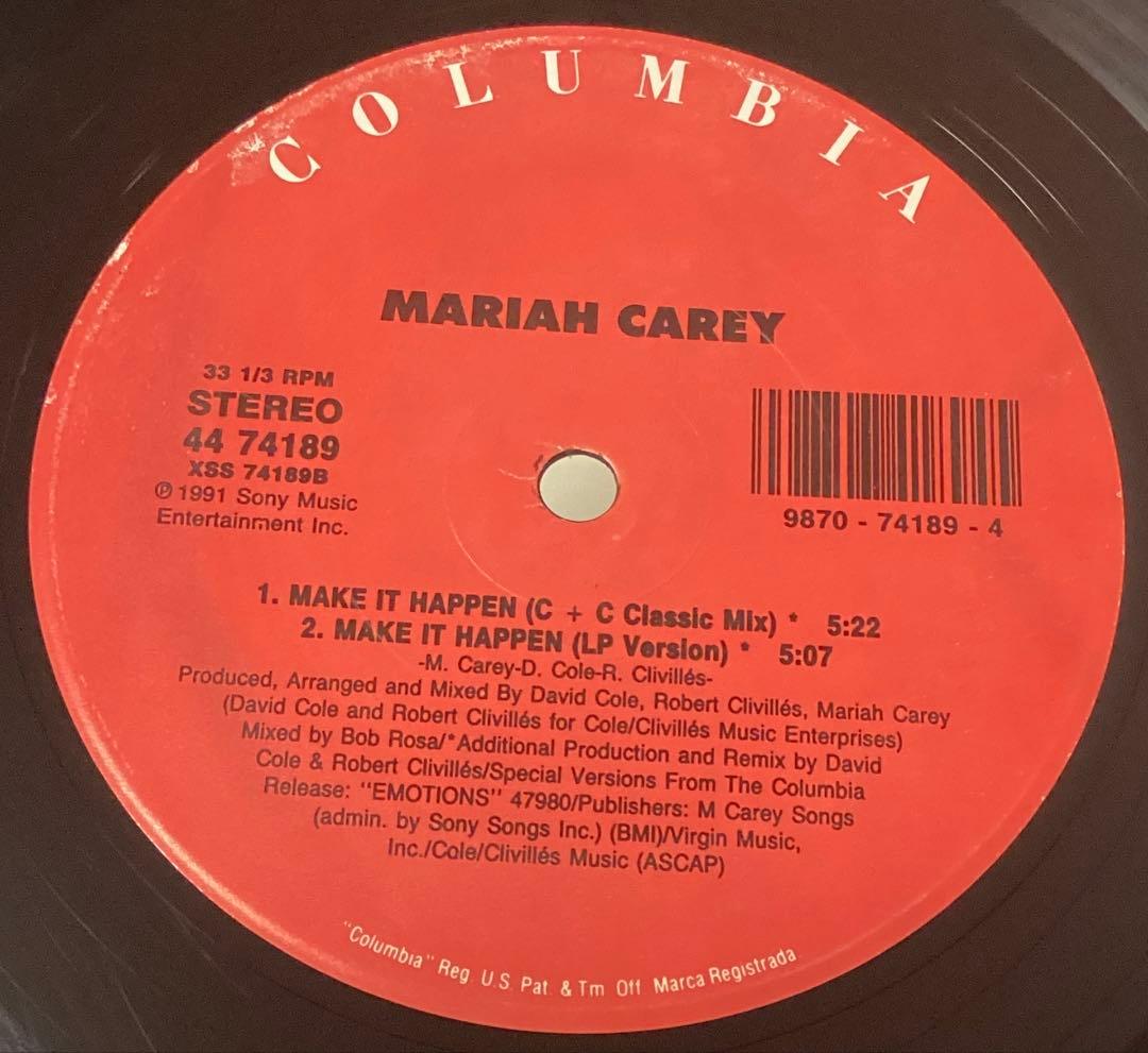 MARIAH CAREY Make It Happen USオリジナル レコード