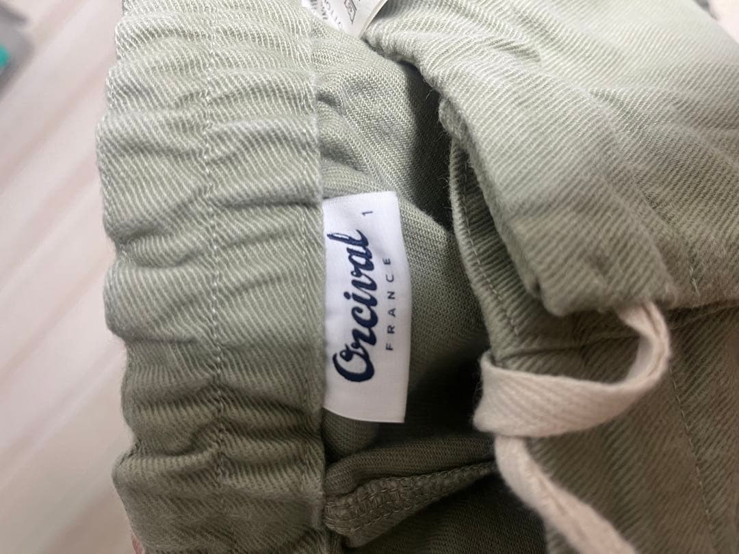 ORCIVAL ストレートパンツ カーキ グリーン