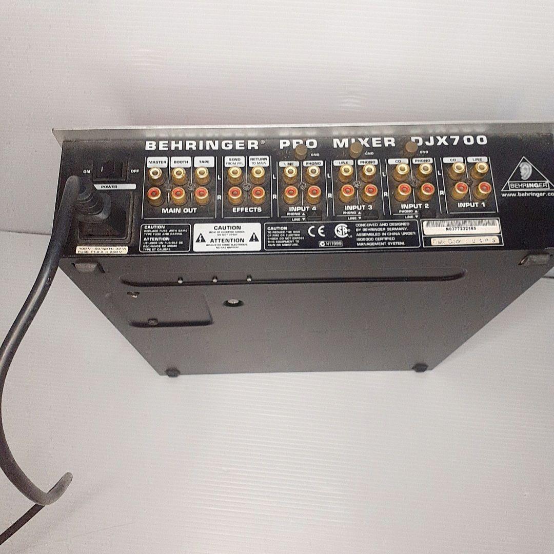 Behringer djx700 4ch ミキサー　通電のみ　ジャンク