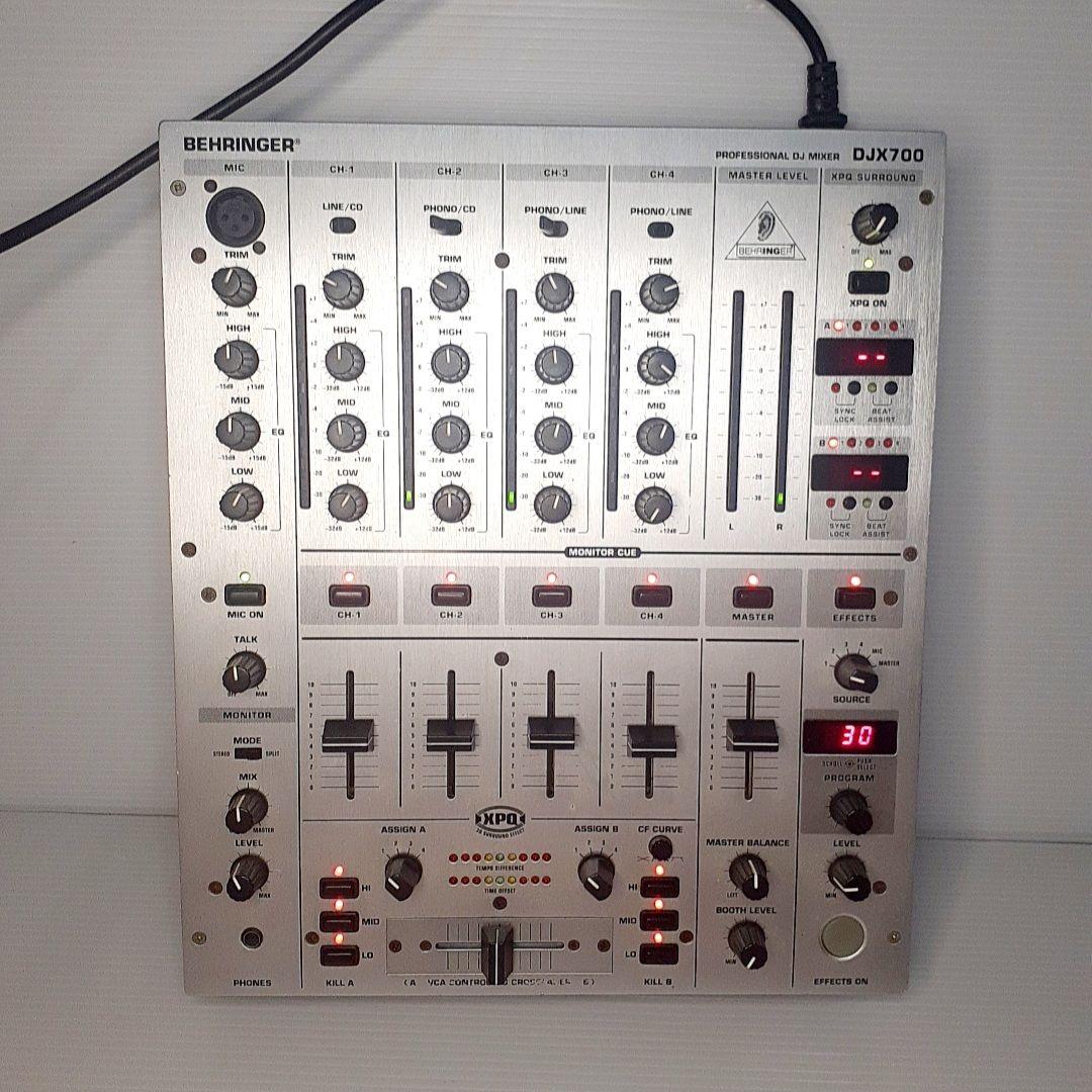 Behringer djx700 4ch ミキサー　通電のみ　ジャンク