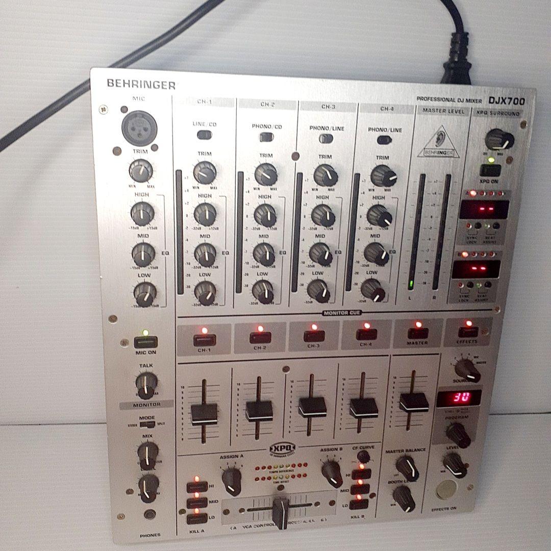 Behringer djx700 4ch ミキサー　通電のみ　ジャンク
