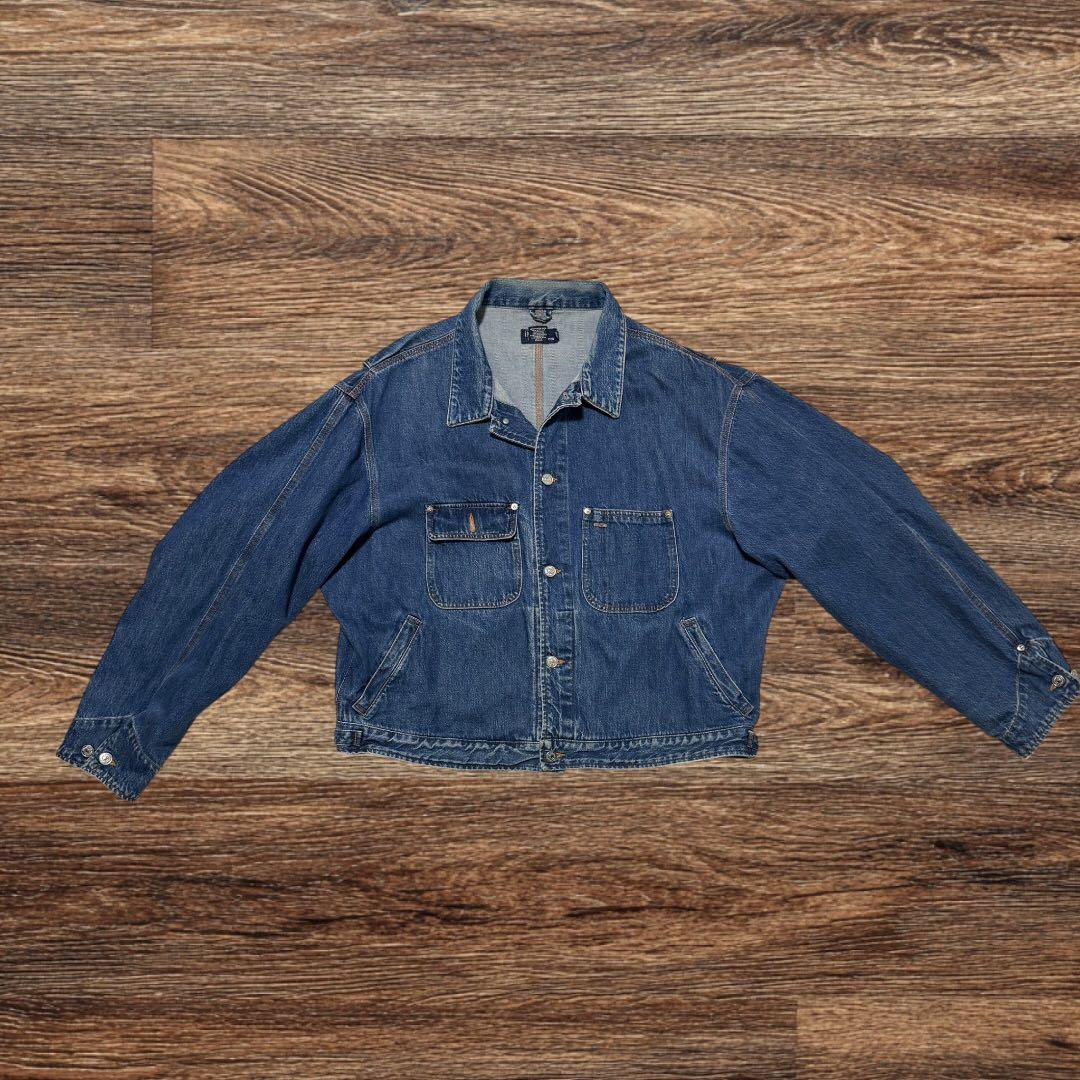 ポロ ラルフローレン デニムジャケット 90's xxl USA製