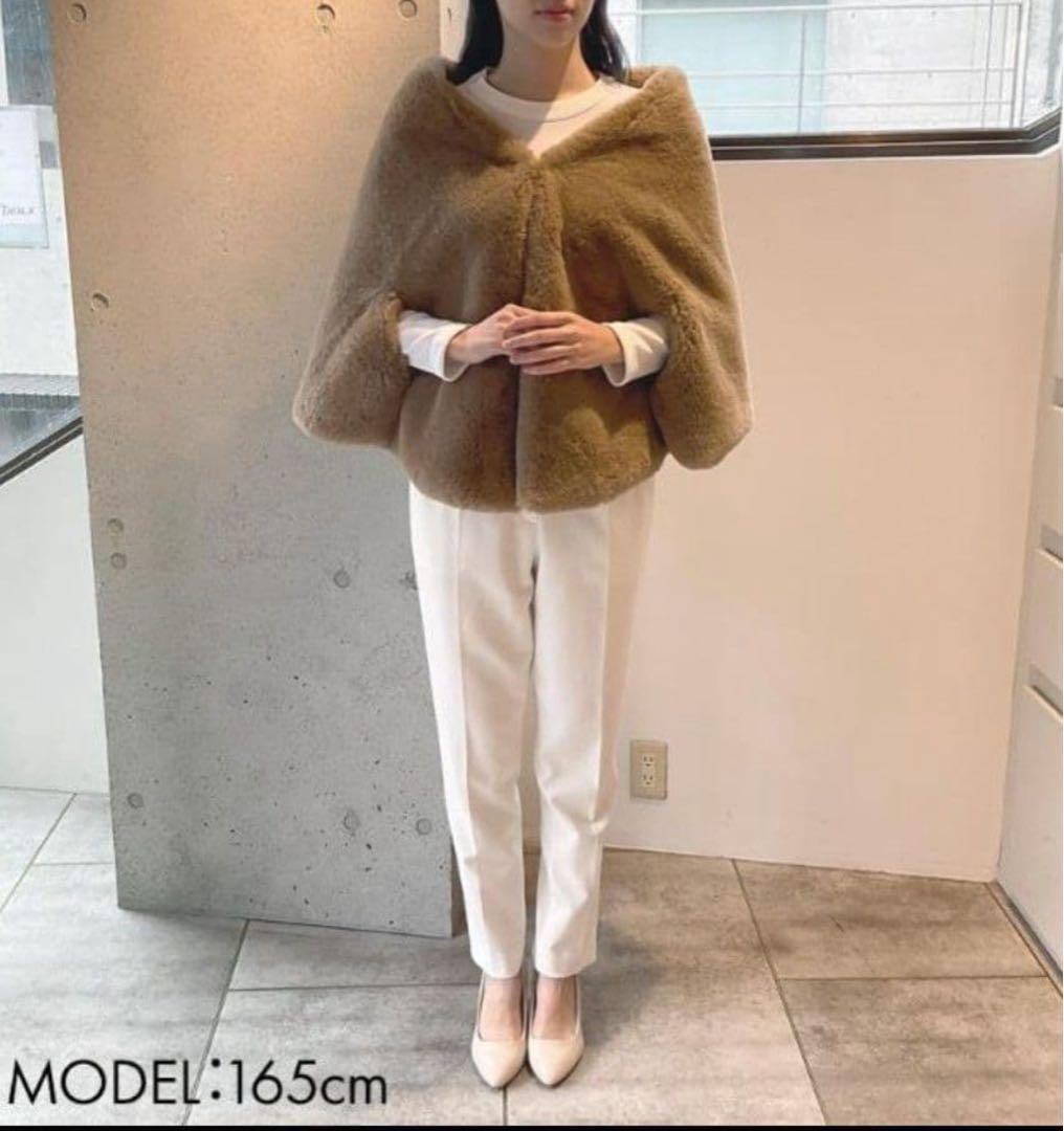 【新品・タグ付き】JENNE リッチボリュームファーケープ