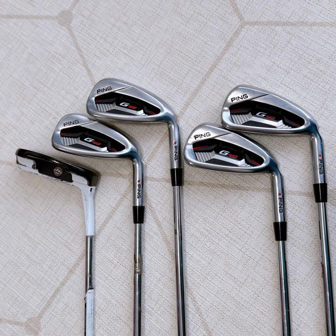 PING G410アイアンセット　TaylorMadeパター