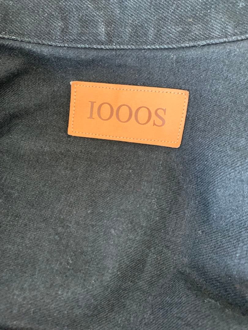 IOOOS THOUSANDSブラックデニムジャケット