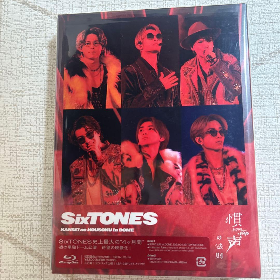 SixTONES 慣性の法則 初回盤 Blu-ray