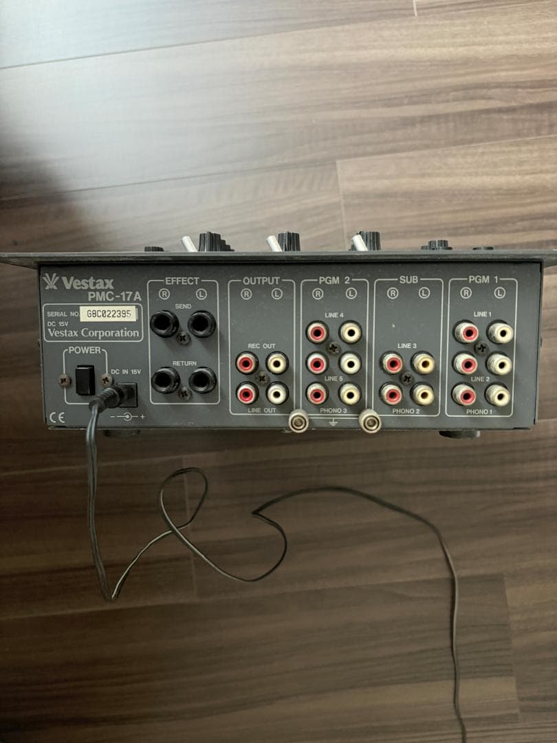 Vestax ベスタクス PMC-17A DJミキサー 動作品