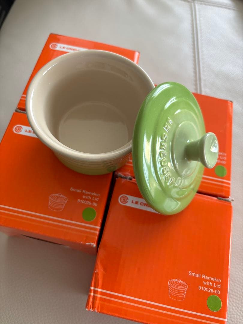 Le Creuset ル・クルーゼ ミニココット　４つ　ペパーミントグリーン