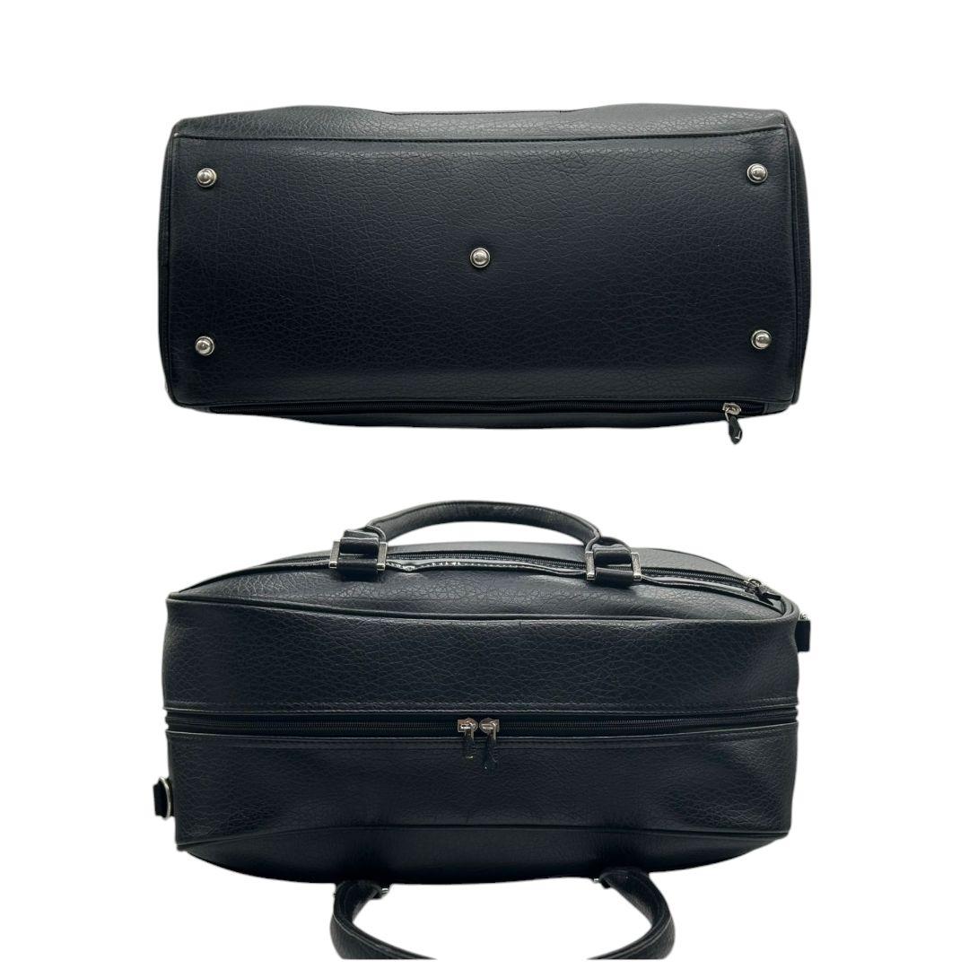 美品　キャロウェイ　ハンドバッグ　2way　黒　レザー　自立　ワンショルダー　x
