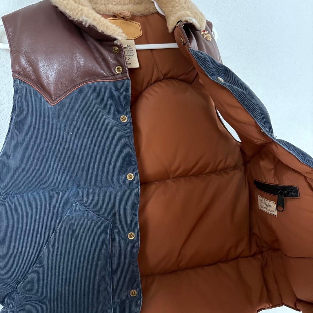 ロッキーマウンテン スタッズダウンベスト 限定品size36