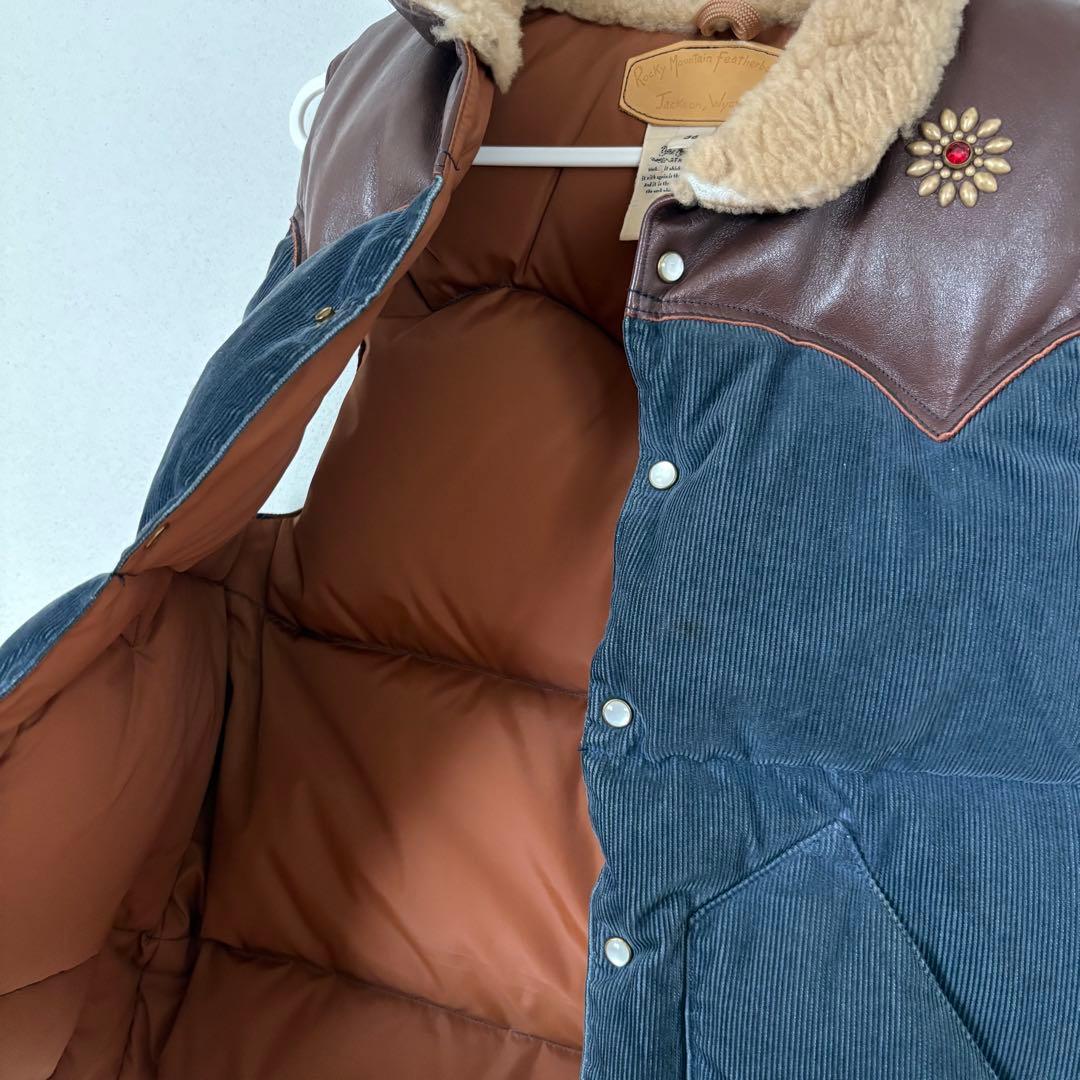 ロッキーマウンテン スタッズダウンベスト 限定品size36