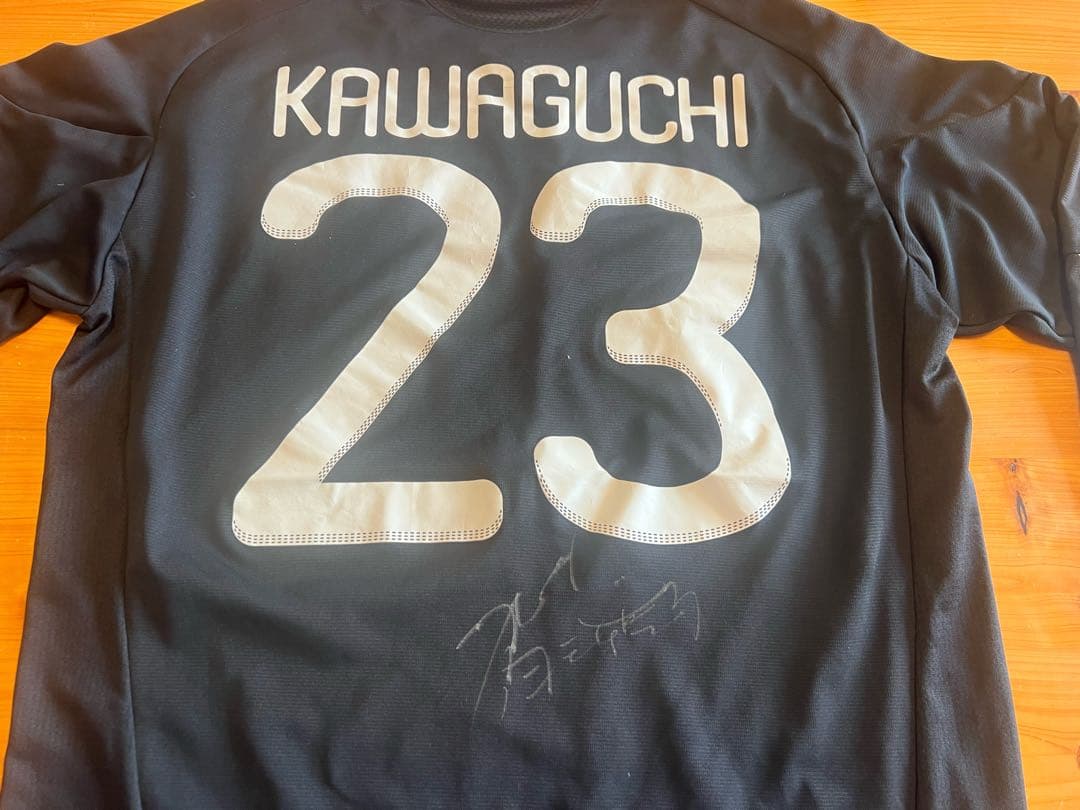 日本代表 2010 GK オーセンティック長袖 #23 川口能活 直筆サイン入り