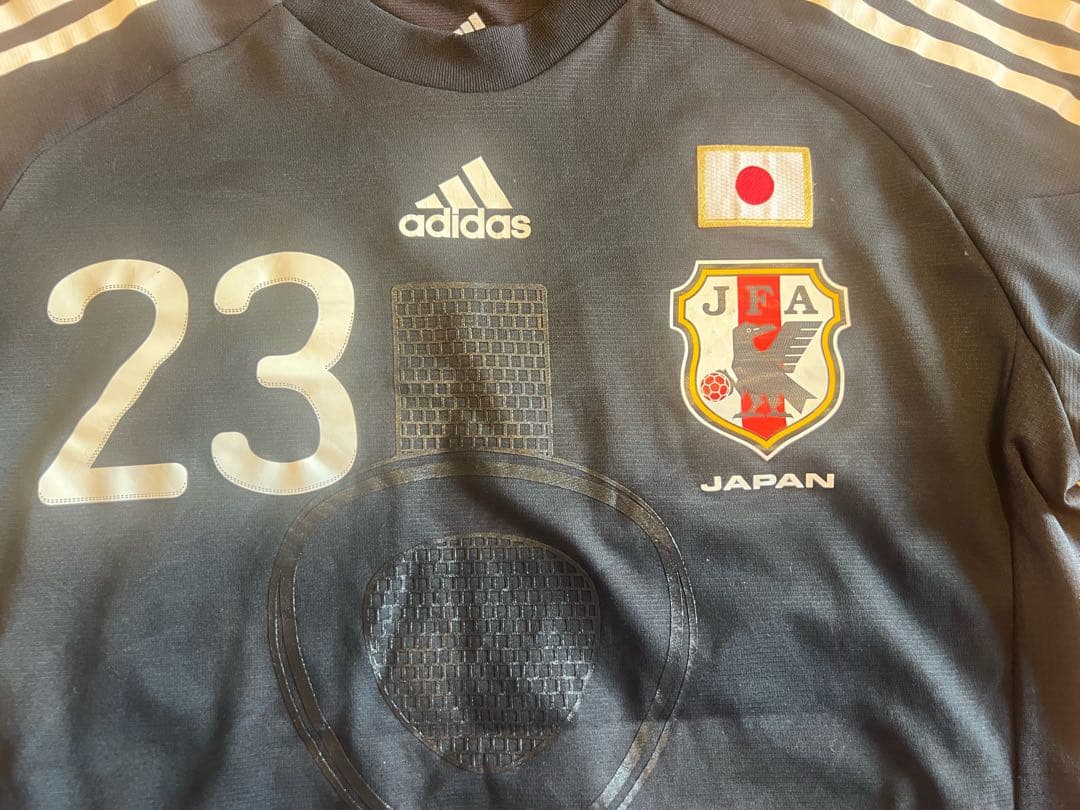 日本代表 2010 GK オーセンティック長袖 #23 川口能活 直筆サイン入り