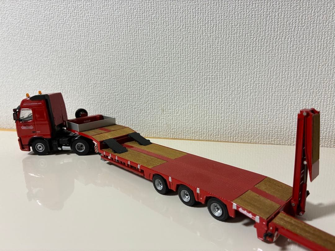 ライオントイズ ボルボ FH12トレーラー ノーテブーム ローローダー 1/50