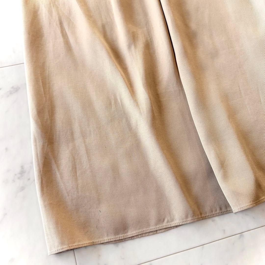 美品 プルミエ アロンディスモン ロングシャツワンピース オーバーサイズ 36