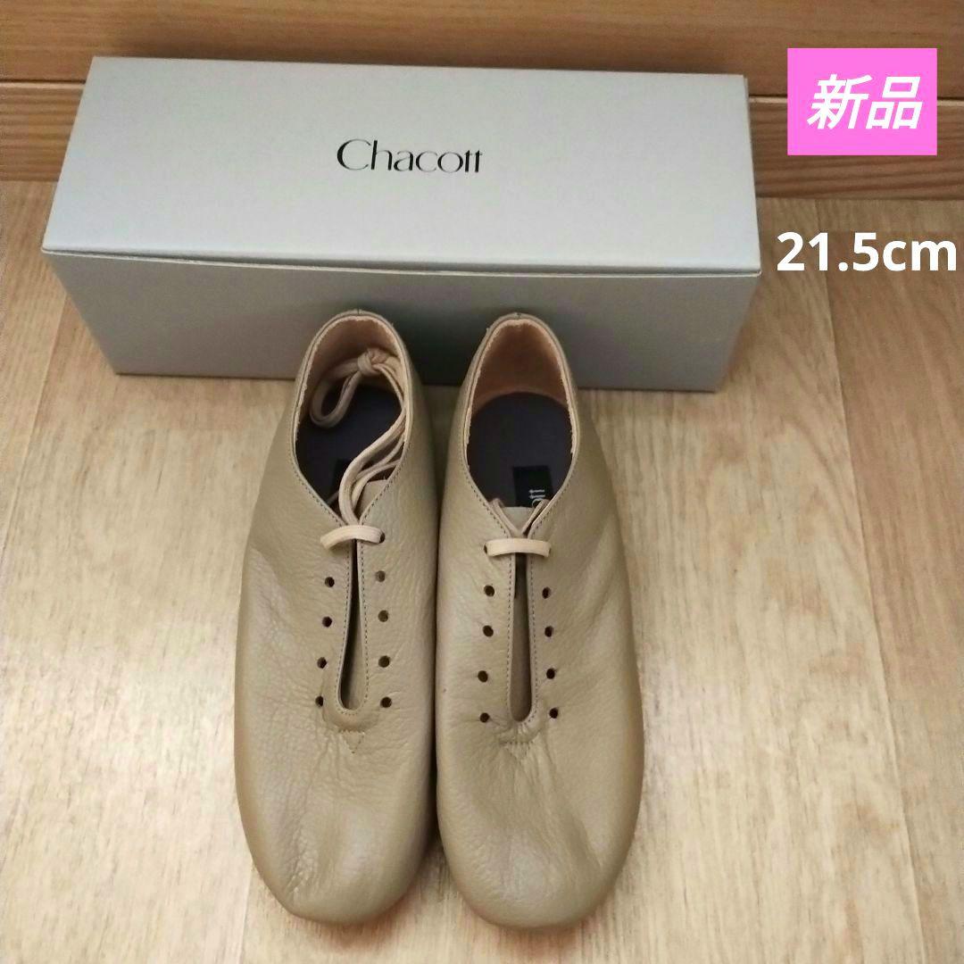 けむく　新品　CHACOTT バトンシューズ 21.5cm カーキー