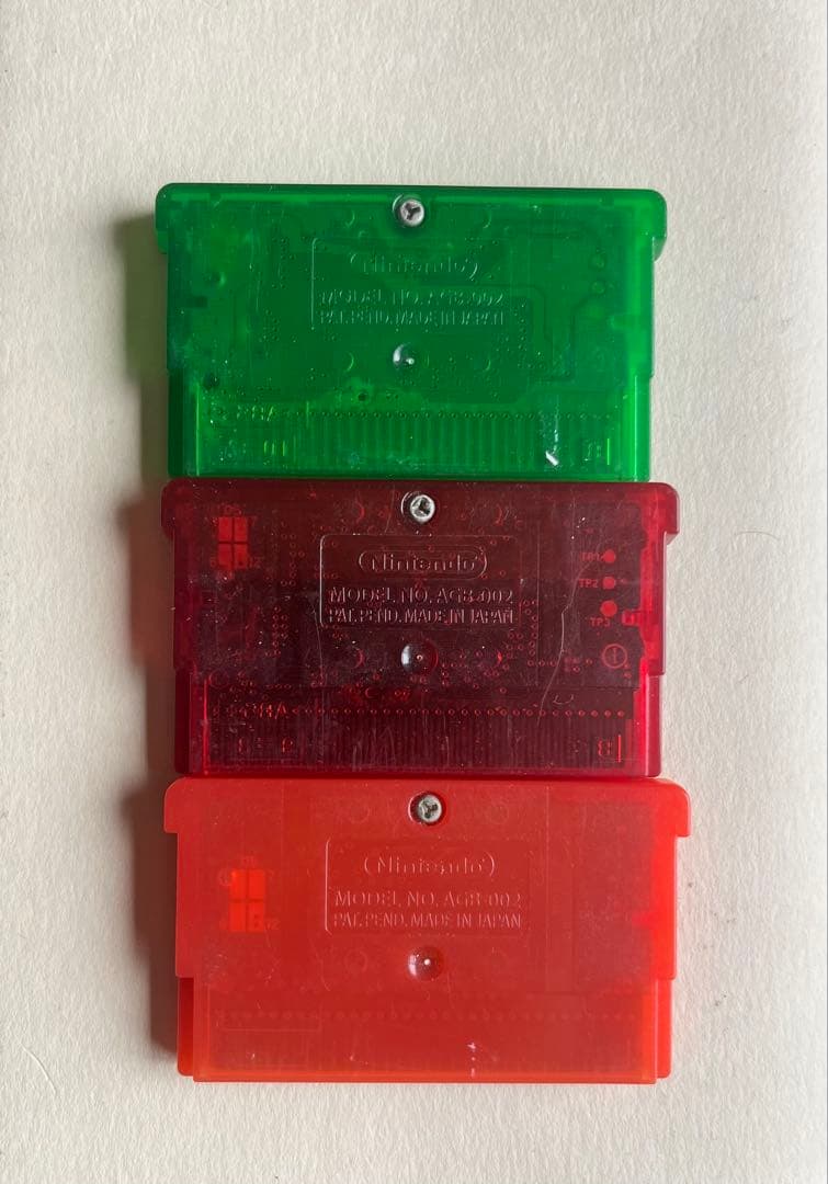 GBA ポケモン エメラルド ルビー ファイアレッド 3本セット まとめ売り