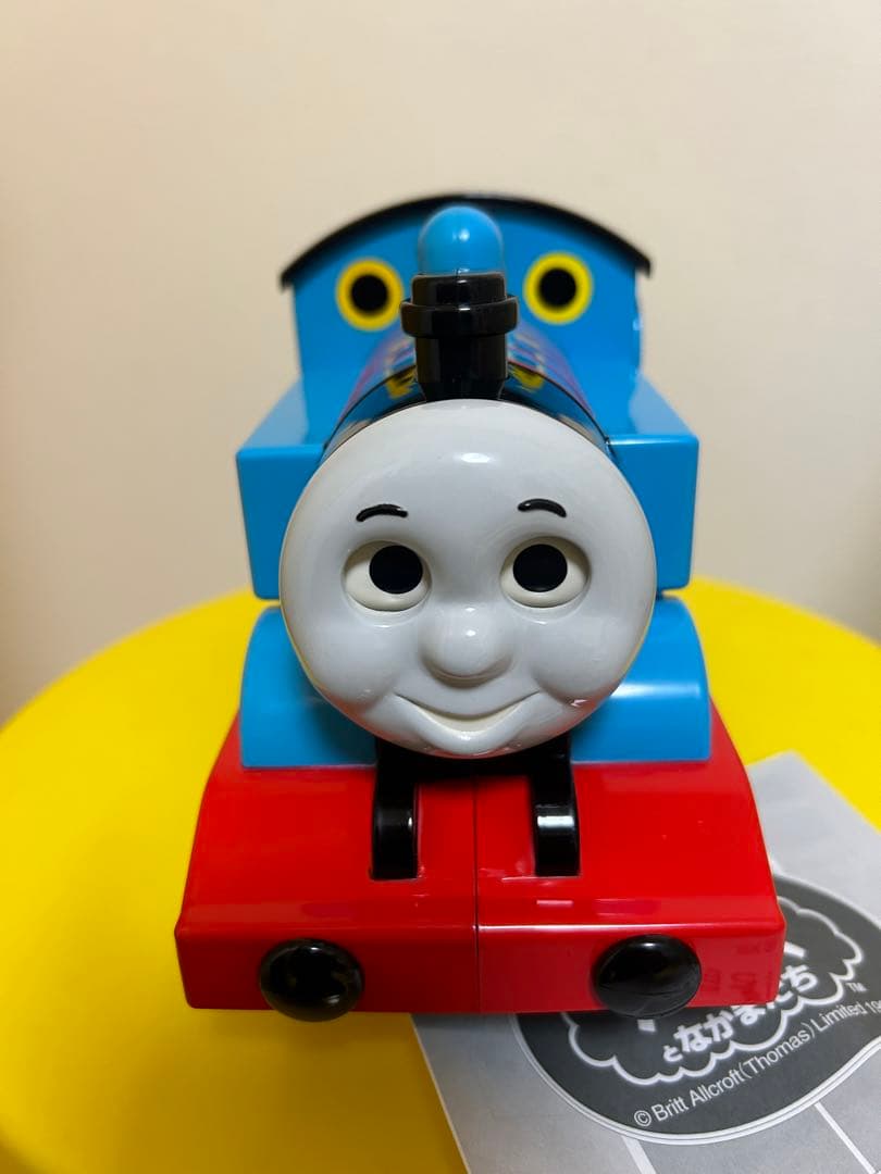 レトロ　セイコー製　きかんしゃトーマスの目覚まし時計　フィギュア　おもちゃ