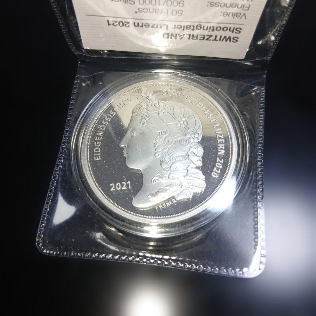 スイス 銀貨世界1000枚
