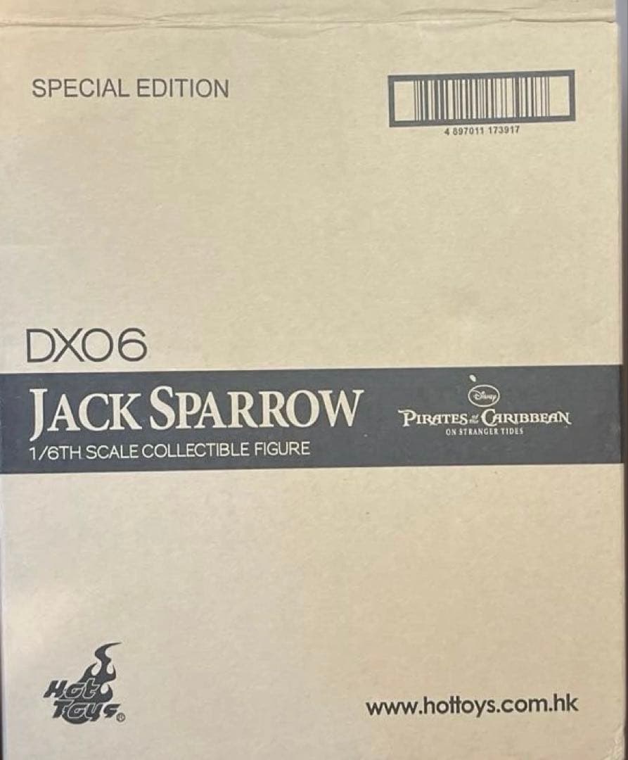 ホットトイズ　DXO6 ジャックスパロウ 1/6TH SCALE