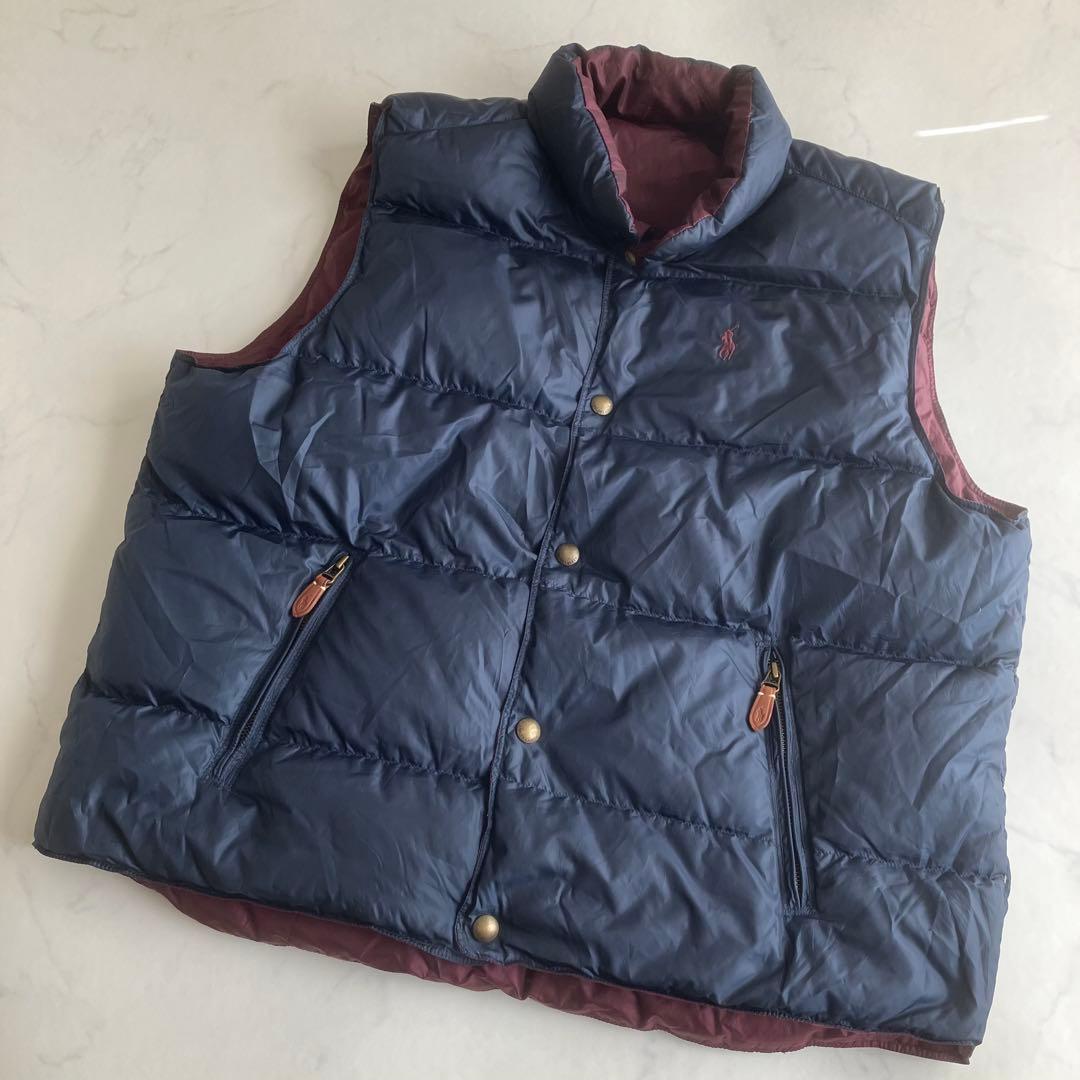 Ralph Lauren リバーシブル　ダウンベスト 　XXL