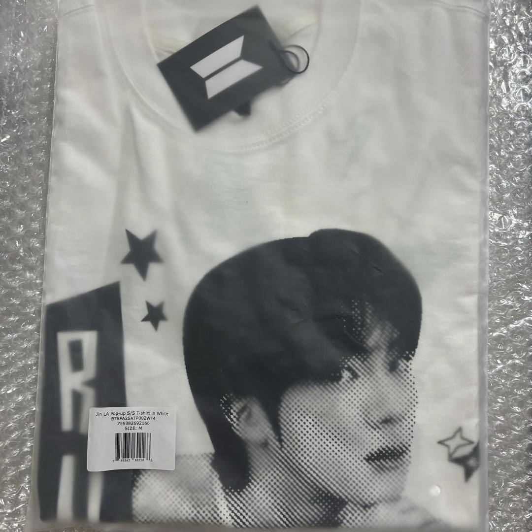 BTS jin ジン LA pop up Tshirt M サイズ