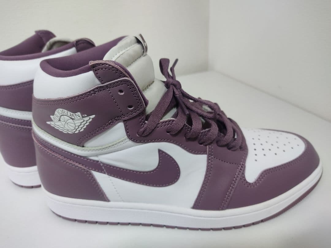 Air Jordan ハイカット シューズ パープル/ホワイト　未使用