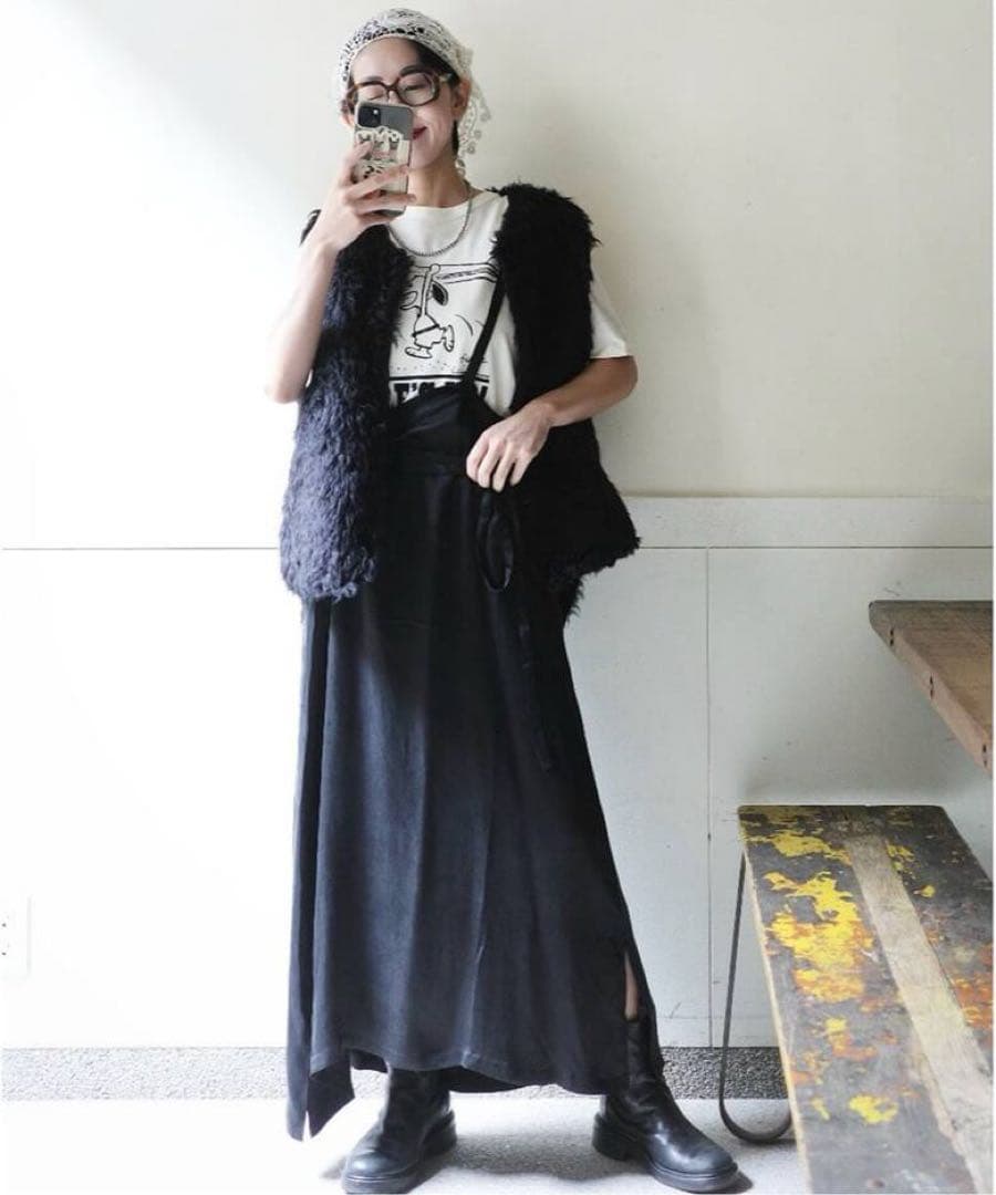 journal standard luxe キュプラタフタフリーフェイワンピース