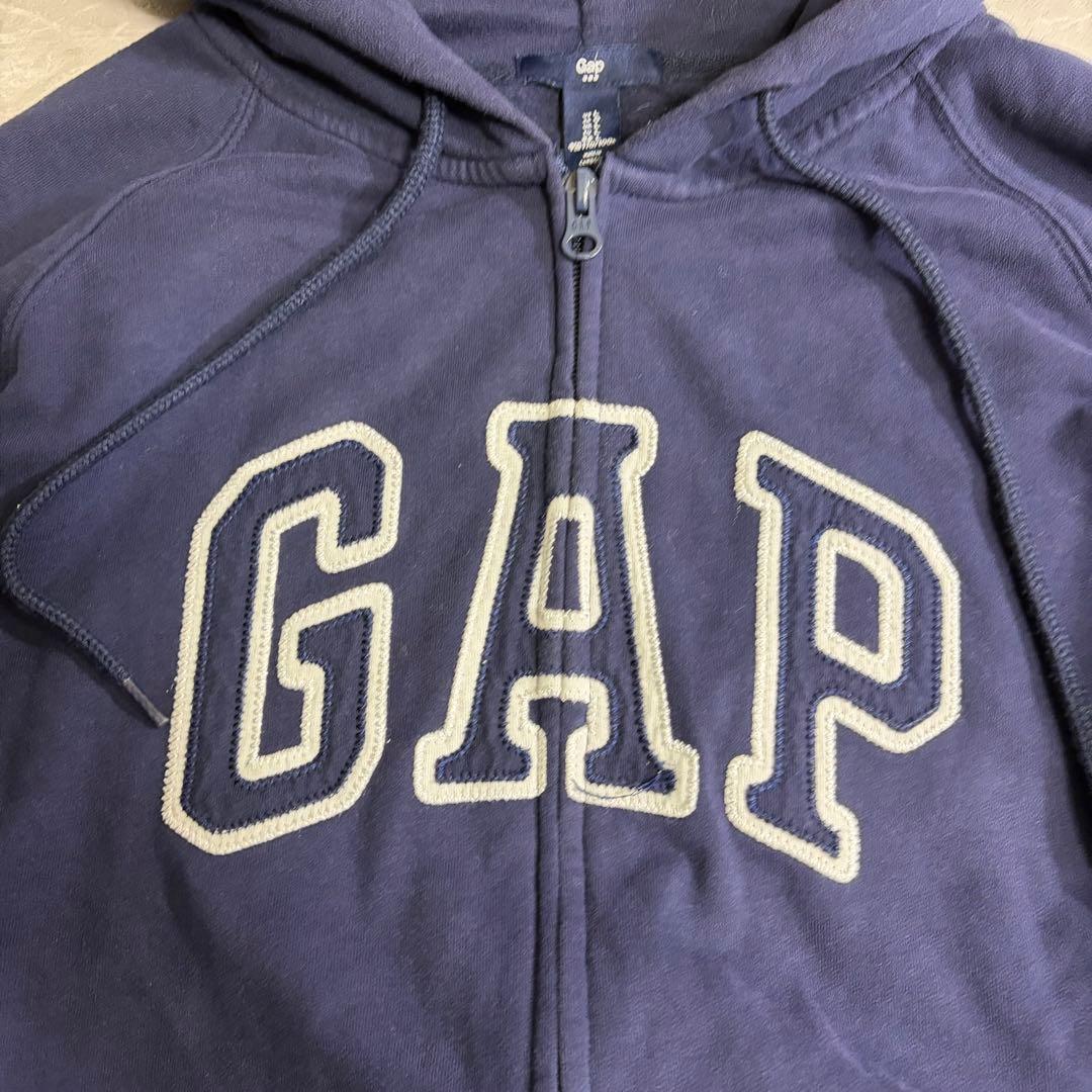 GAP archive 00's ジップパーカー　y2k 短丈　パーカー