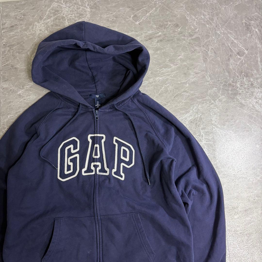 GAP archive 00's ジップパーカー　y2k 短丈　パーカー