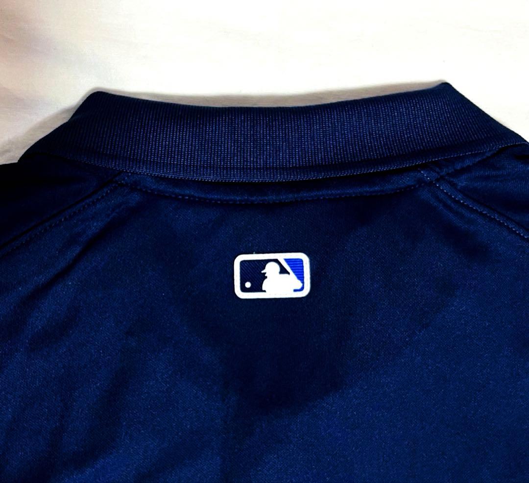 MLB ドジャース ポロシャツ Nike ナイキ メンズ ネイビー Lサイズ