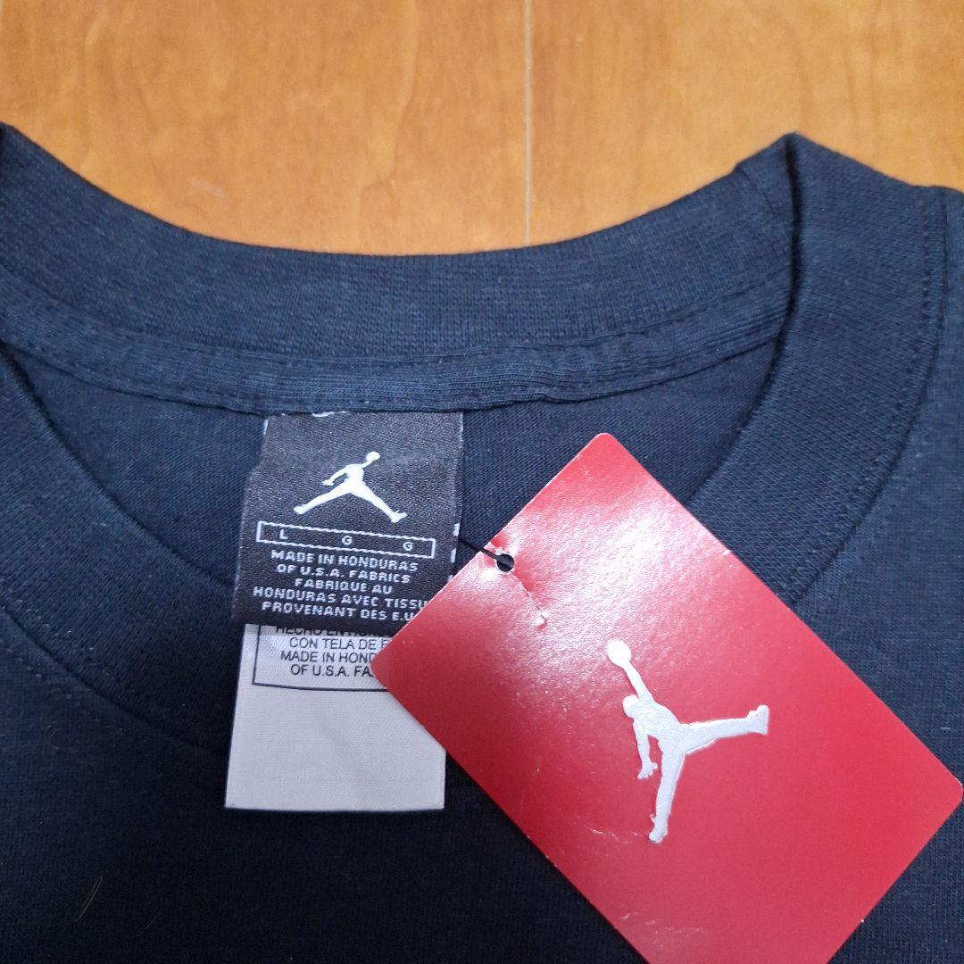 AIR JORDAN　エアジョーダン　黒Tシャツ　LA購入　ウイングロゴ　L