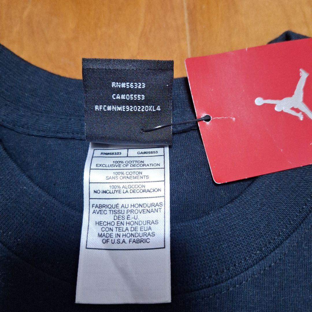 AIR JORDAN　エアジョーダン　黒Tシャツ　LA購入　ウイングロゴ　L