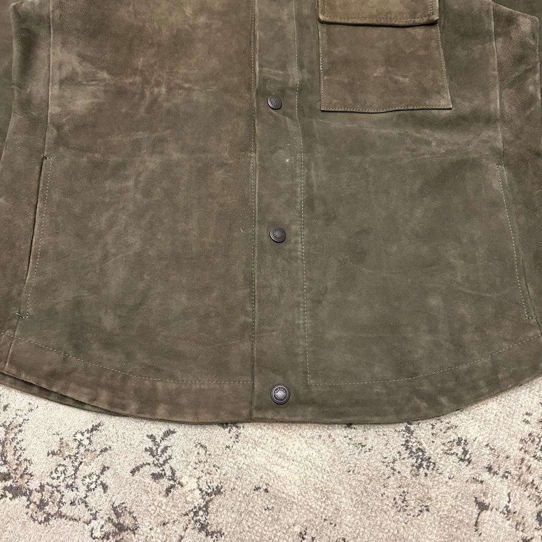 Paul Smith 22AW ゴートレザー シャツブルゾン　M ヤギ　スエード