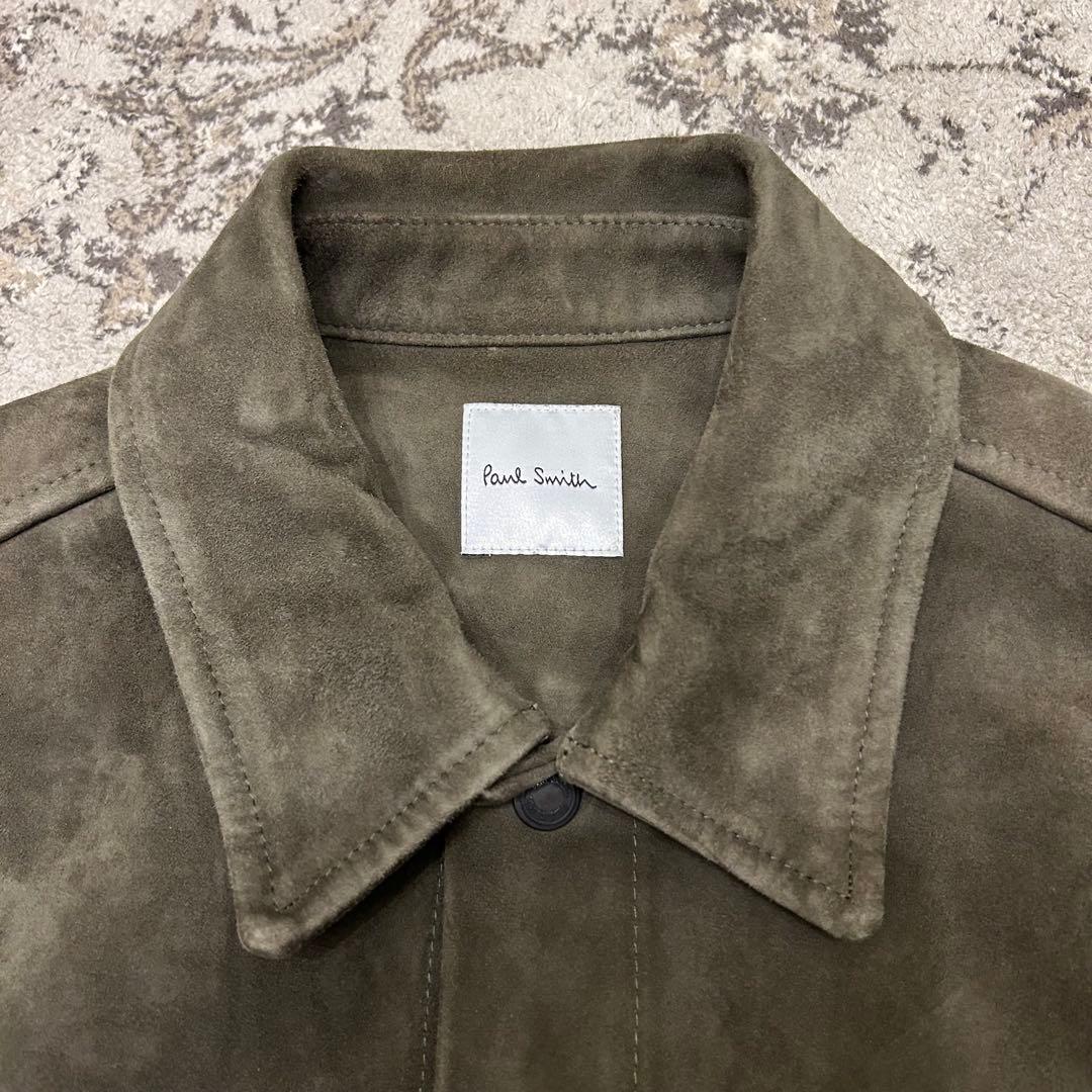 Paul Smith 22AW ゴートレザー シャツブルゾン　M ヤギ　スエード