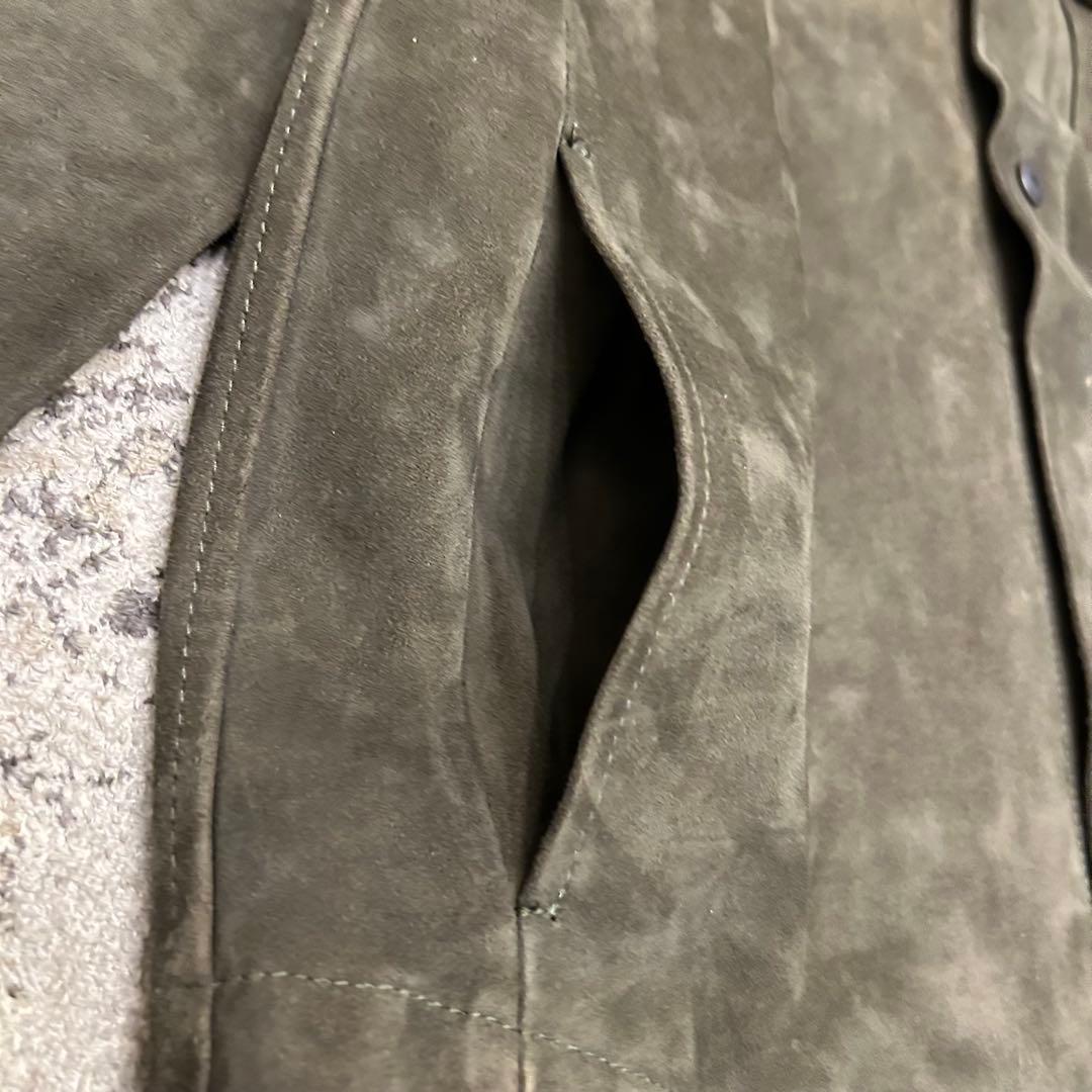 Paul Smith 22AW ゴートレザー シャツブルゾン　M ヤギ　スエード