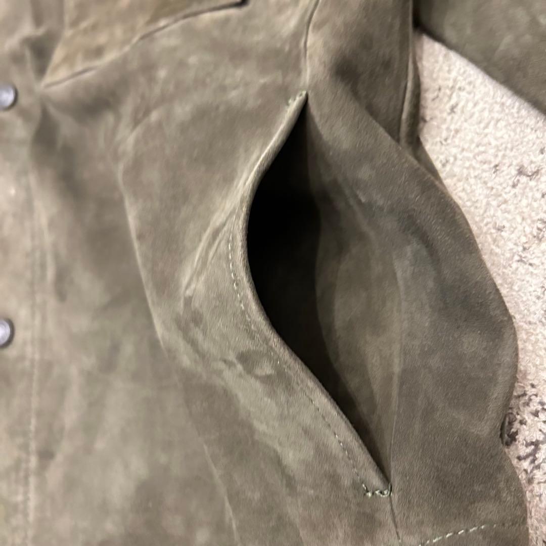 Paul Smith 22AW ゴートレザー シャツブルゾン　M ヤギ　スエード