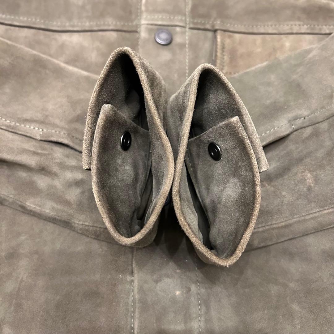 Paul Smith 22AW ゴートレザー シャツブルゾン　M ヤギ　スエード