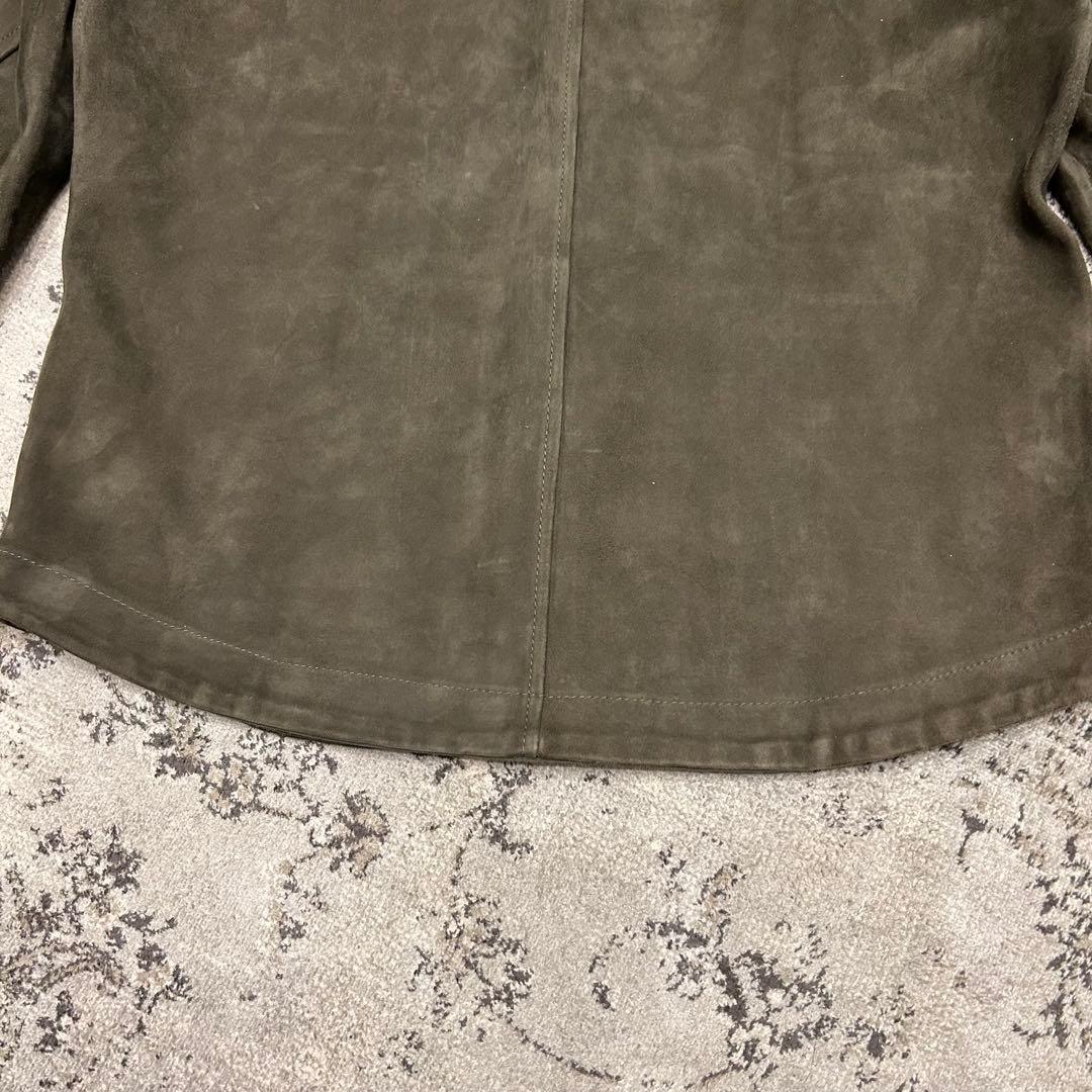 Paul Smith 22AW ゴートレザー シャツブルゾン　M ヤギ　スエード