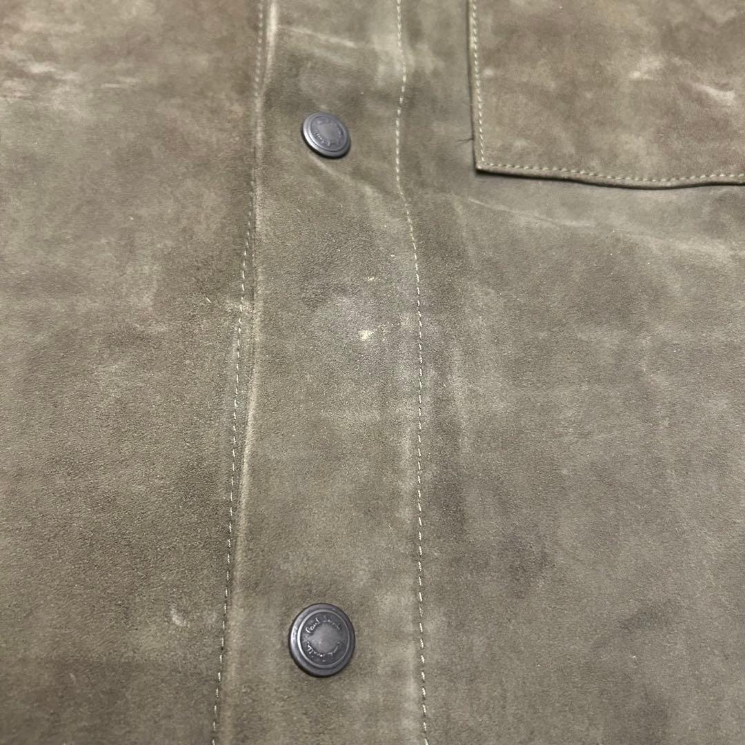Paul Smith 22AW ゴートレザー シャツブルゾン　M ヤギ　スエード