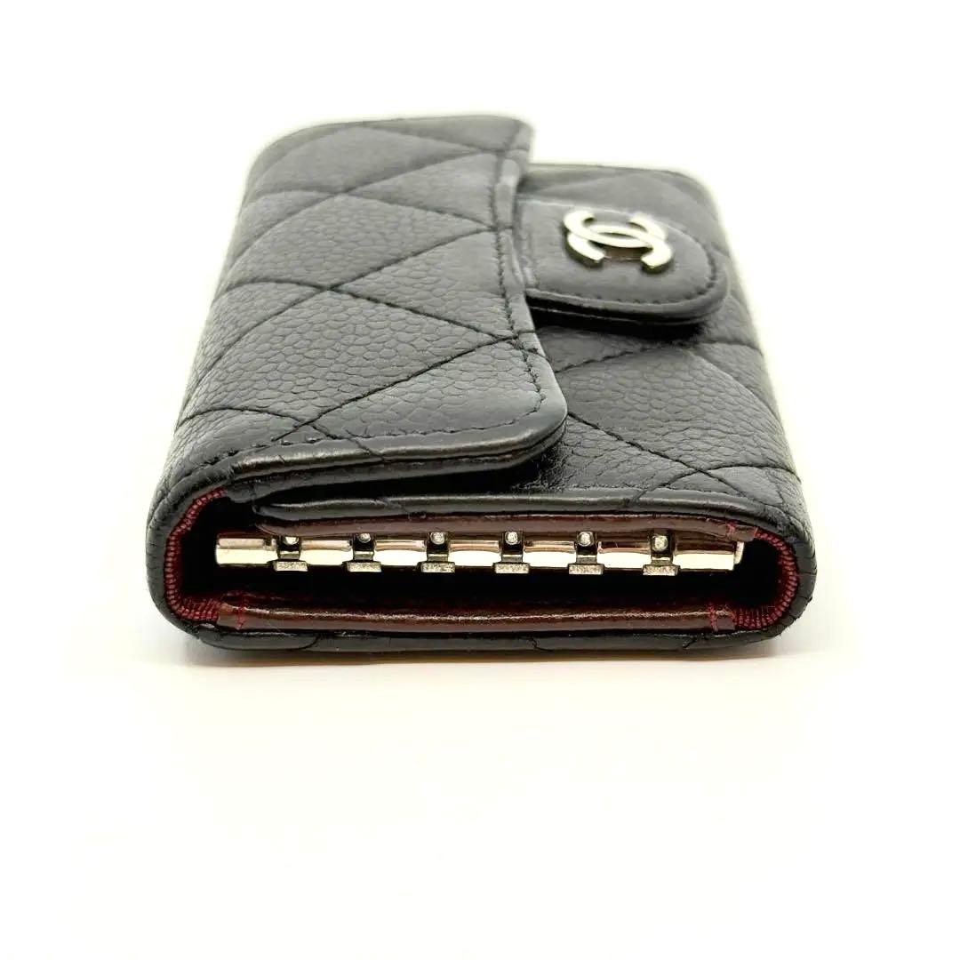 CHANEL シャネル マトラッセ クラシック キーケース キャビアスキン
