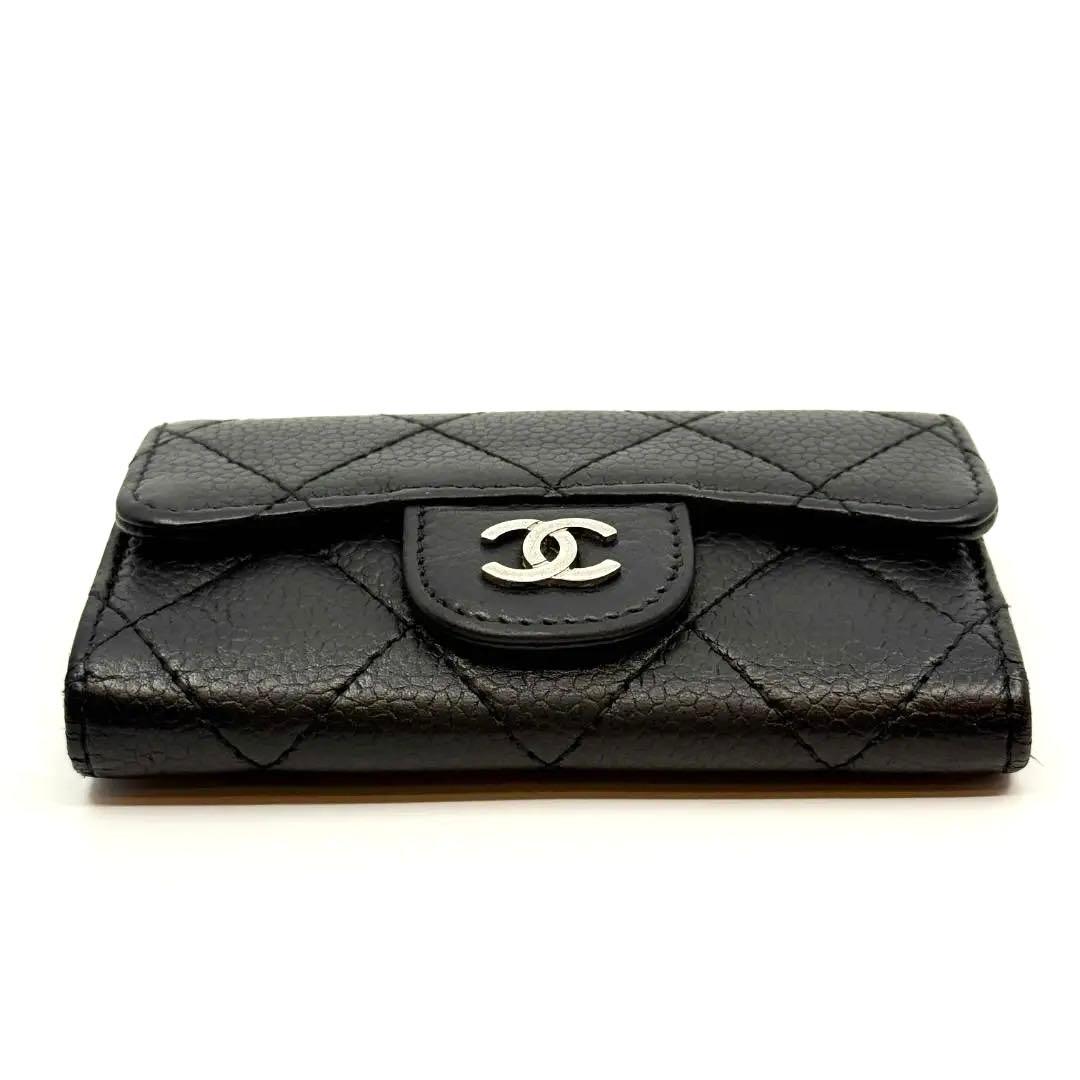 CHANEL シャネル マトラッセ クラシック キーケース キャビアスキン