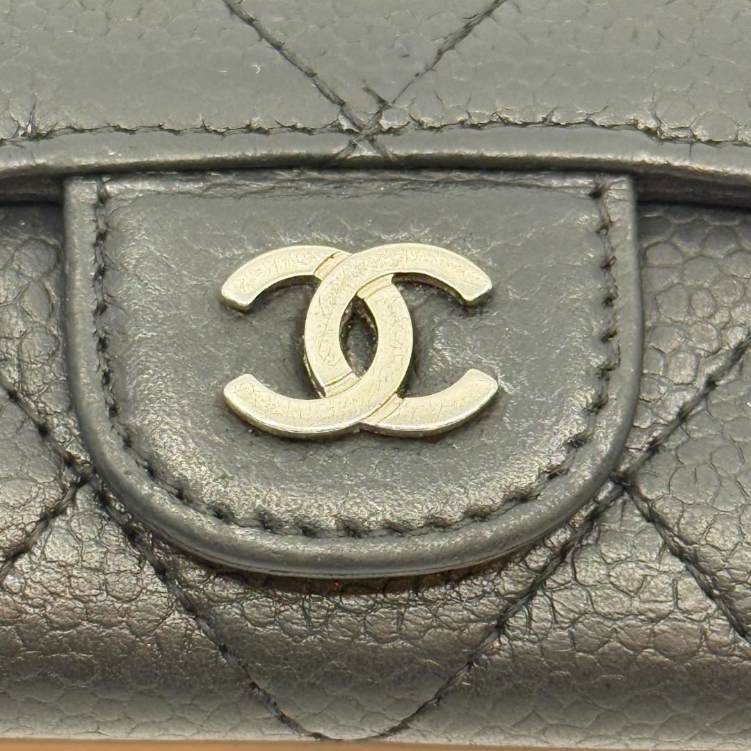 CHANEL シャネル マトラッセ クラシック キーケース キャビアスキン