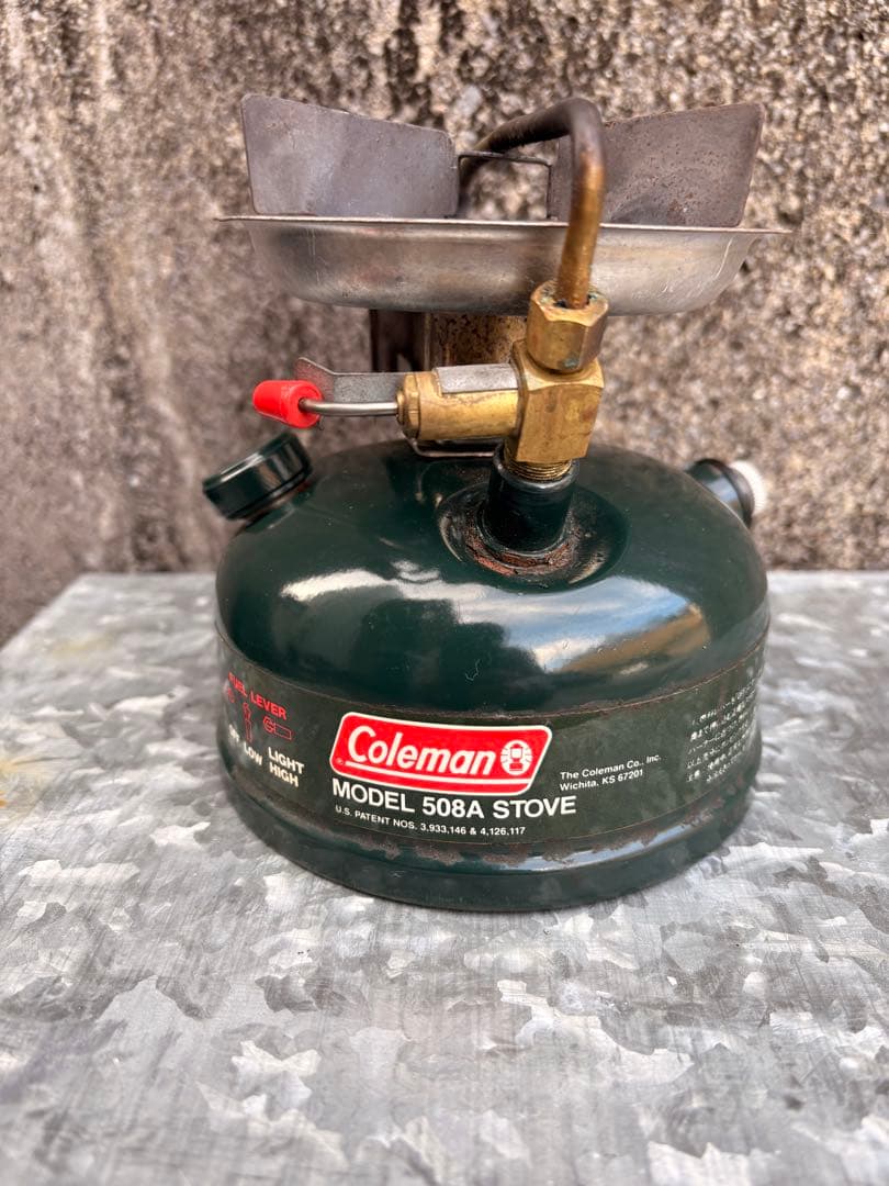Coleman 508A シングルバーナー ウインドスクリーン付き